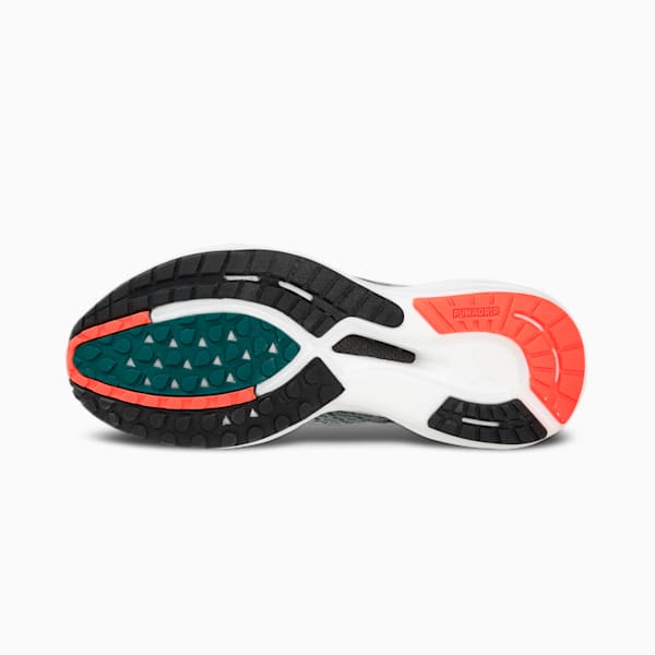 PUMA x one8 Deviate Nitro 2 Men's Running Shoes, Varsity Green-Lava Blast, extralarge-IND
