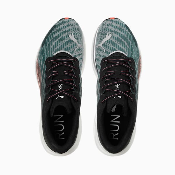 PUMA x one8 Deviate NITRO™ 2 Men's Running Shoes, Varsity Green-Lava Blast, extralarge-IND