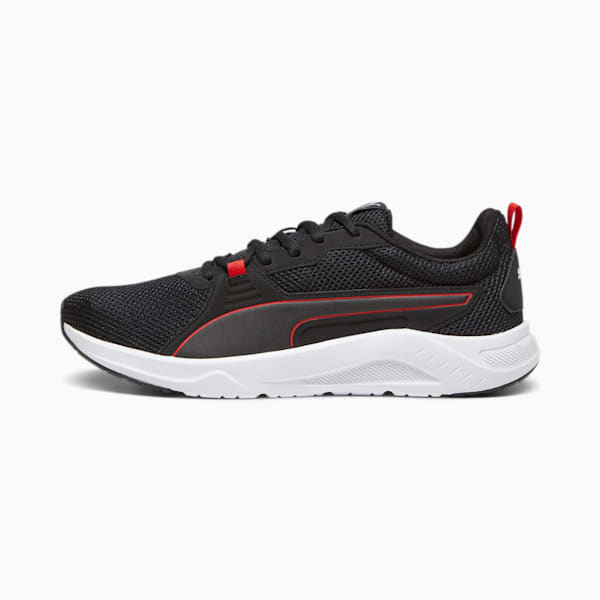 FTR Connect FS Unisex Running Shoes, PUMA Black-For All Time Red, extralarge-IDN