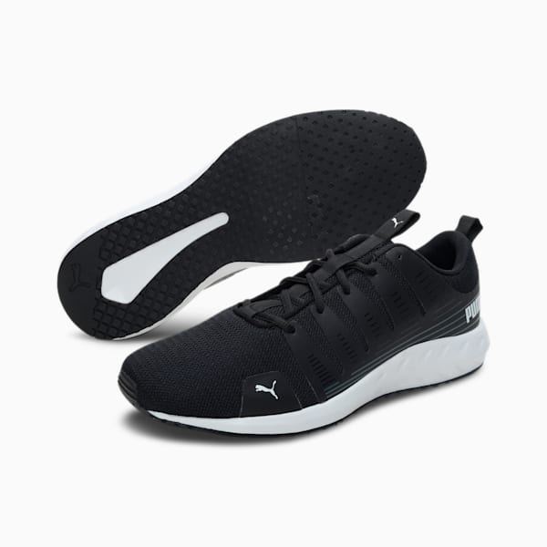 Shore Men's Running Shoes, PUMA Black-PUMA White, extralarge-IND