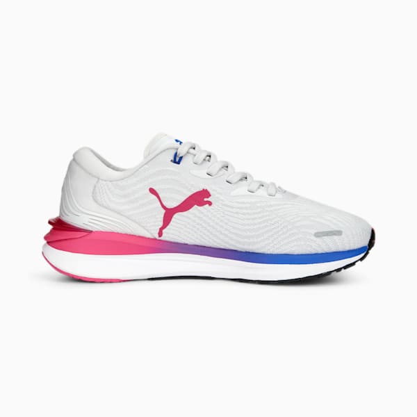 Electrify NITRO 2 Running Shoes Youth, Feather Gray-PUMA White, extralarge