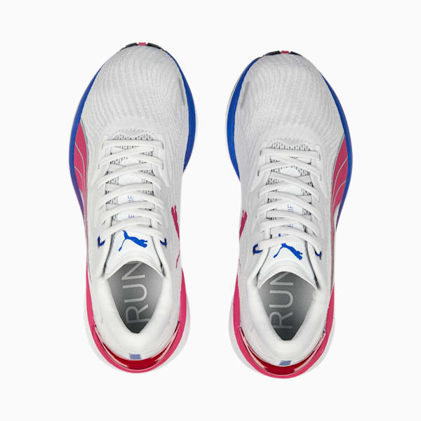 Electrify NITRO 2 Running Shoes Youth, Feather Gray-PUMA White, extralarge