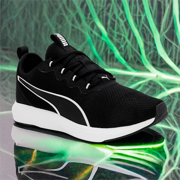 SOFTRIDE Cruise 2 Unisex Running Shoes, PUMA Black-PUMA White, extralarge-IND