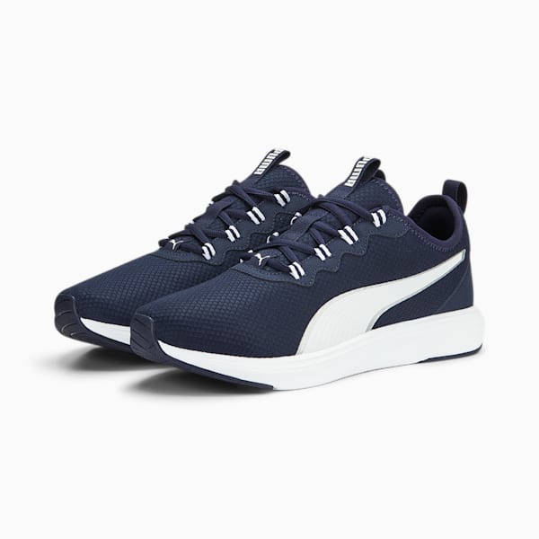 SOFTRIDE Cruise 2 Unisex Running Shoes, PUMA Navy-PUMA White, extralarge-IND