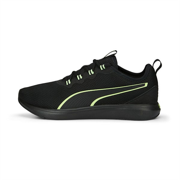 SOFTRIDE Cruise 2 Unisex Running Shoes, PUMA Black-Fizzy Yellow, extralarge-IND