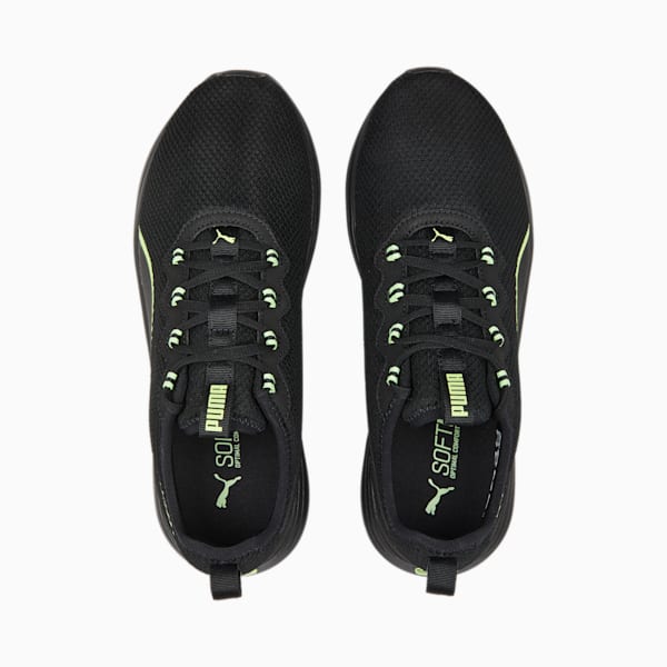 SOFTRIDE Cruise 2 Running Shoes, PUMA Black-Fizzy Yellow, extralarge-IND