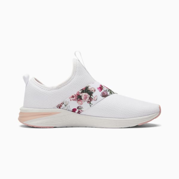Better Foam Prowl Floral Slip-On Women's Training Shoes, PUMA White-Peachskin