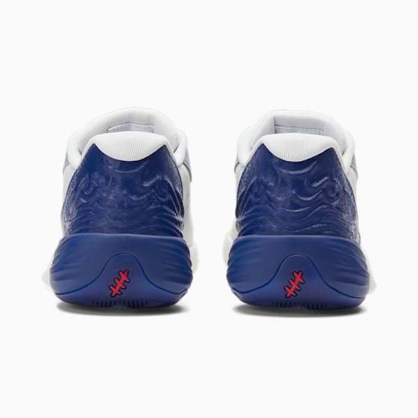 Zapatos deportivos de básquetbol Stewie 1 Four-Time para mujer , PUMA White-Elektro Blue