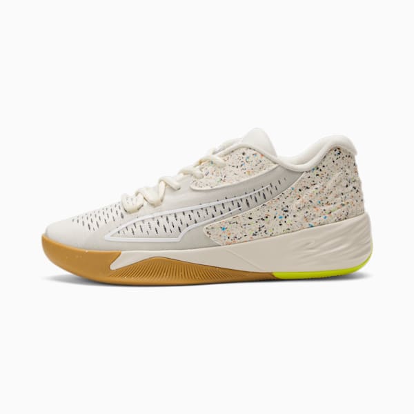 STEWIE x REINTRODUCE Stewie 1 Women's Basketball Shoes, Pristine-Lime Squeeze, extralarge