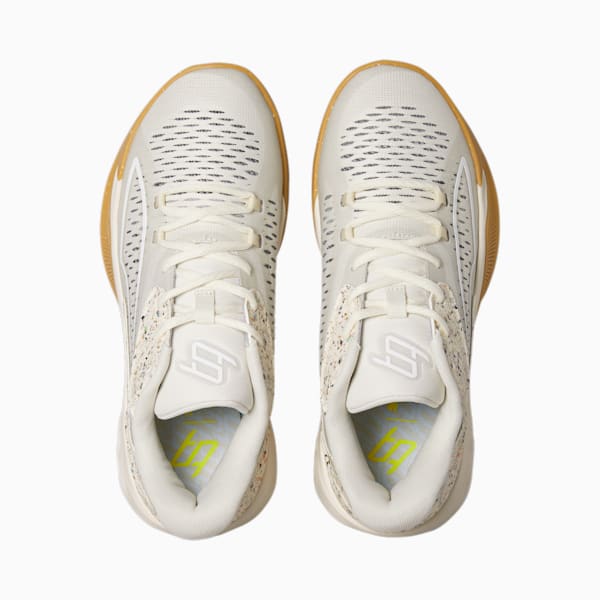 STEWIE x REINTRODUCE Stewie 1 Women's Basketball Shoes, Pristine-Lime Squeeze, extralarge