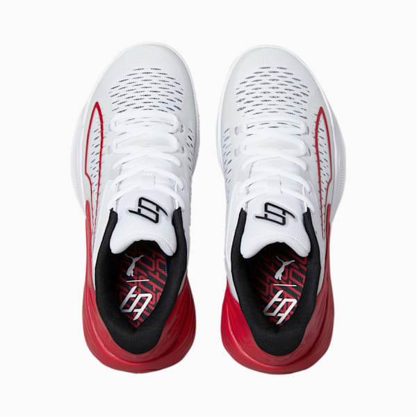 Zapatos deportivos de básquetbol Stewie 1 Team para mujer, PUMA White-Tango Red