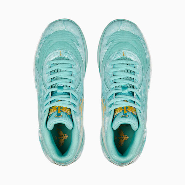 MB.02 Jade Basketball Shoes, Lake Green-Puma Team Gold, extralarge-IND