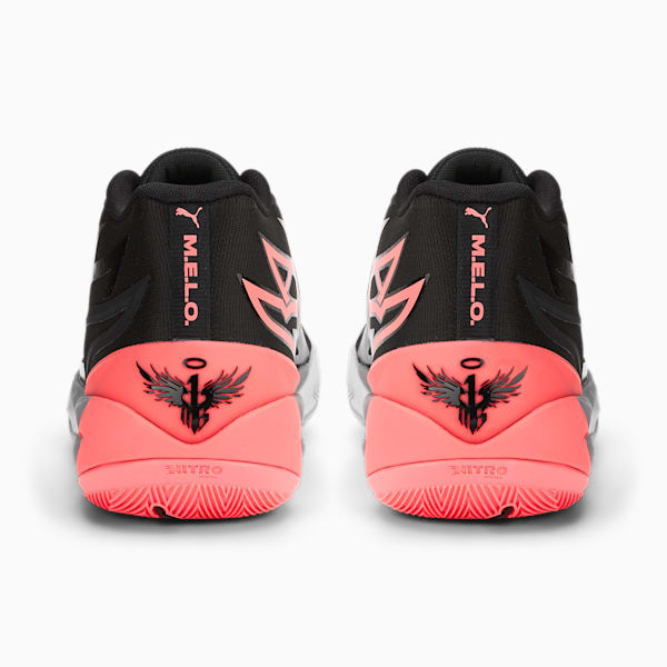 MB.02 Basketball Sneakers, PUMA Black-Sunset Glow, extralarge-IND