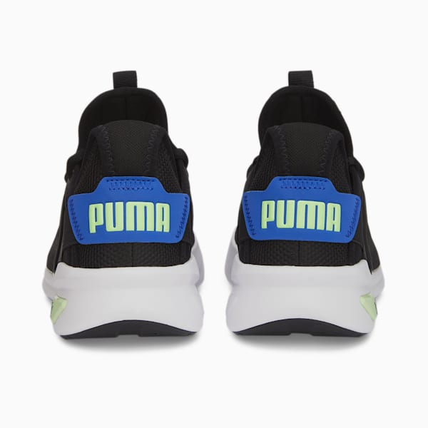 SOFTRIDE Enzo Evo Better Rmx Running Shoes, PUMA Black-Royal Sapphire-Fizzy Lime, extralarge-IND