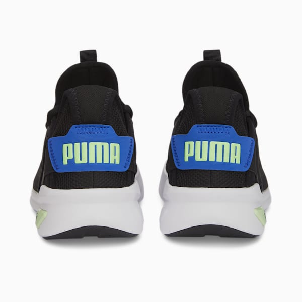 SOFTRIDE Enzo Evo Better Rmx Unisex Running Shoes, PUMA Black-Royal Sapphire-Fizzy Lime, extralarge-IND