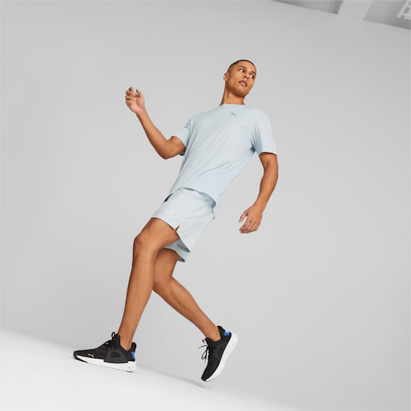 SOFTRIDE Enzo Evo Better Rmx Running Shoes, PUMA Black-Royal Sapphire-Fizzy Lime, extralarge-IND