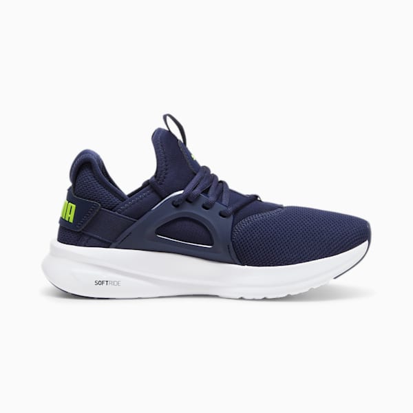 Softride Enzo Evo Better Running Shoes, PUMA Navy-Electric Lime-PUMA White, extralarge