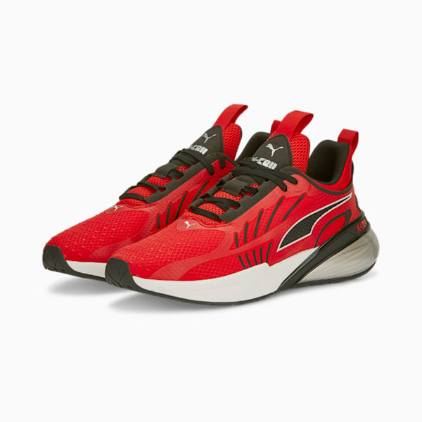 X-Cell Action Unisex Running Shoes, For All Time Red-PUMA Black-Feather Gray, extralarge-IND