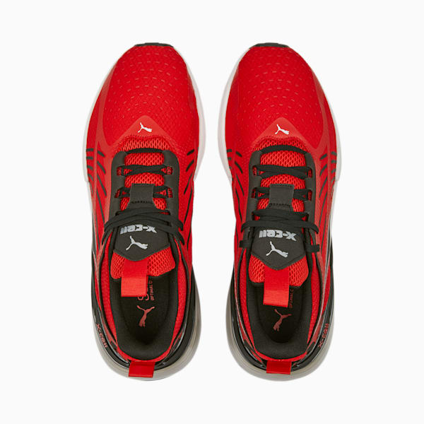 X-Cell Action Unisex Running Shoes, For All Time Red-PUMA Black-Feather Gray, extralarge-IND