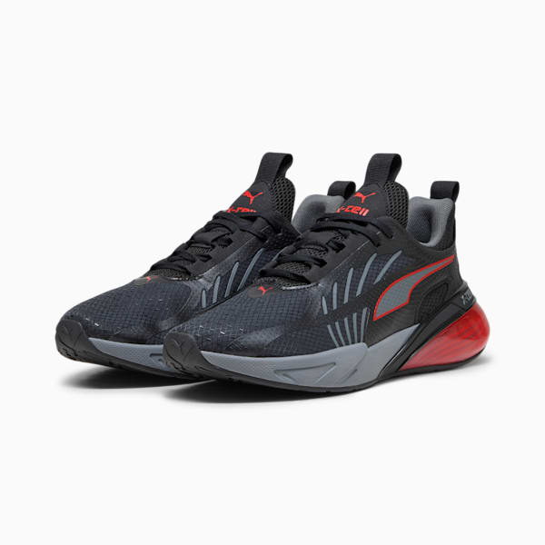 X-Cell Action Men's Running Shoes, PUMA Black-For All Time Red-Cool Dark Gray, extralarge