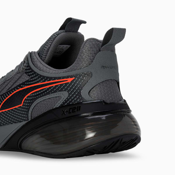 X-Cell Action Running Shoes, Cool Dark Gray-PUMA Black-Flame Flicker, extralarge-IND