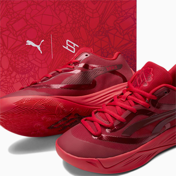 Puma STEWIE X RUBY BASKETBALL - Leggings - urban red/red - Zalando.de