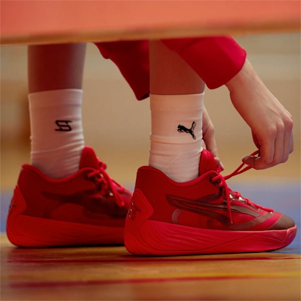 Tenis de basquetbol Stewie 2 Ruby para mujer, Urban Red-Intense Red, extralarge