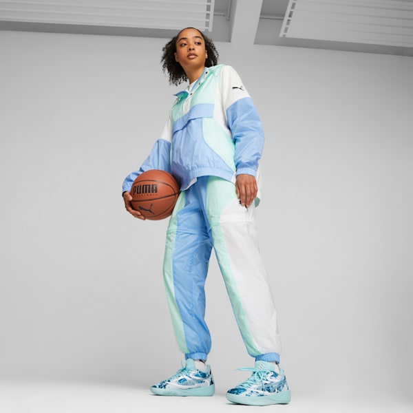 Tenis de basquetbol Stewie 2 Water, Light Aqua-PUMA White, extralarge