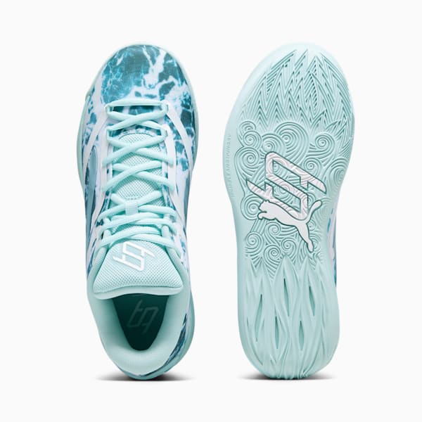 Tenis de basquetbol Stewie 2 Water, Light Aqua-PUMA White, extralarge