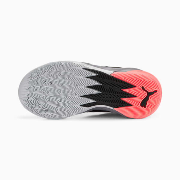 MB.02 Basketball Shoes Youth, PUMA Black-Sunset Glow