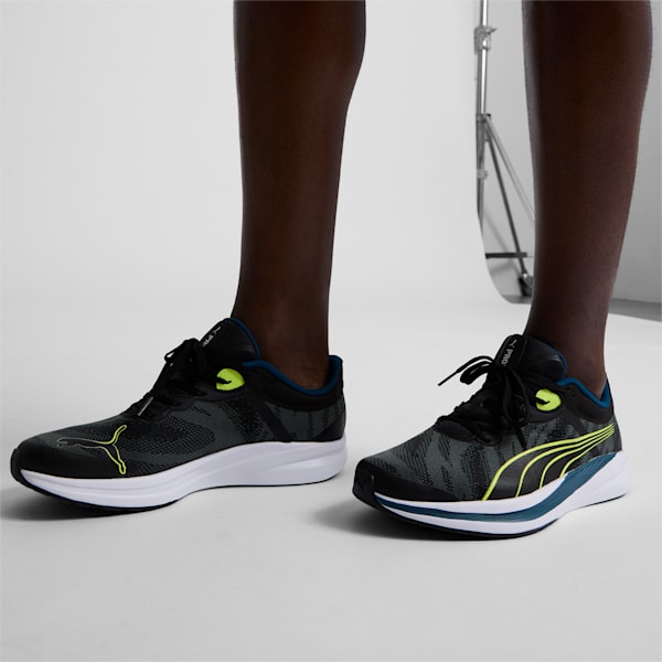 Redeem ProFoam Engineered Men's Running Shoes, PUMA Black-PUMA Silver-Lime Pow, extralarge