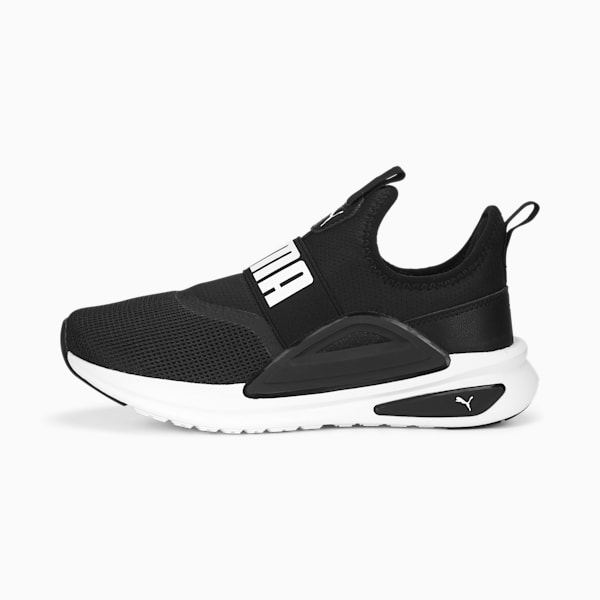 Softride Enzo Evo Little Kids' Slip-On Shoes, PUMA Black-PUMA White, extralarge