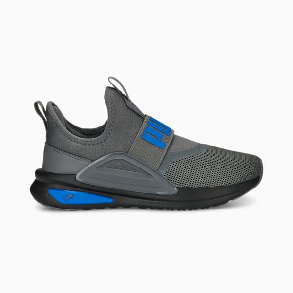 SOFTRIDE Enzo Evo Slip-On Youth Shoes, Cool Dark Gray-PUMA Black, extralarge-IND
