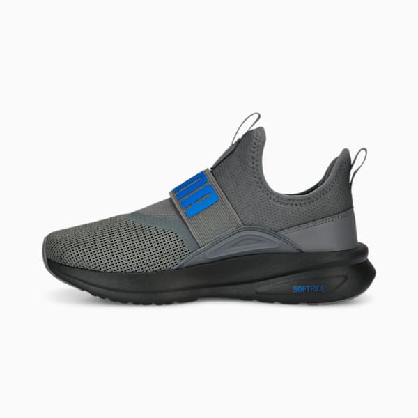 SOFTRIDE Enzo Evo Slip-On Youth Shoes, Cool Dark Gray-PUMA Black, extralarge-IND