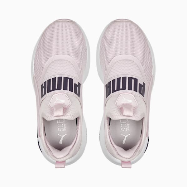 Softride Enzo Evo Little Kids' Slip-On Shoes, Pearl Pink-PUMA White, extralarge