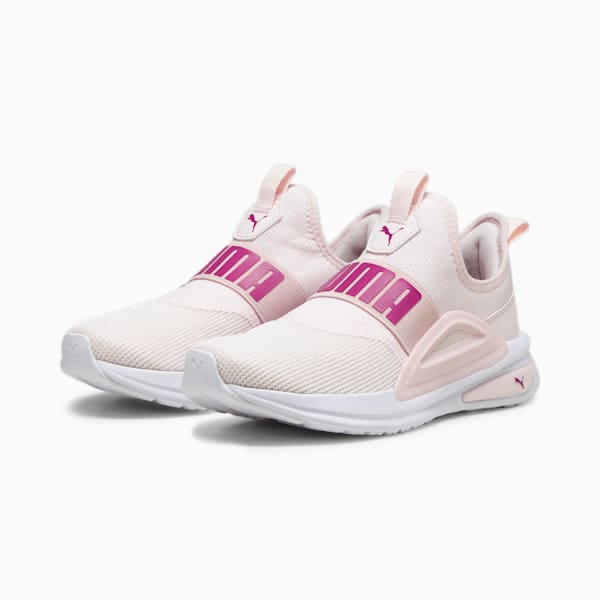SOFTRIDE Enzo Evo Slip-On Youth Shoes, Frosty Pink-Pinktastic-PUMA White, extralarge-IND