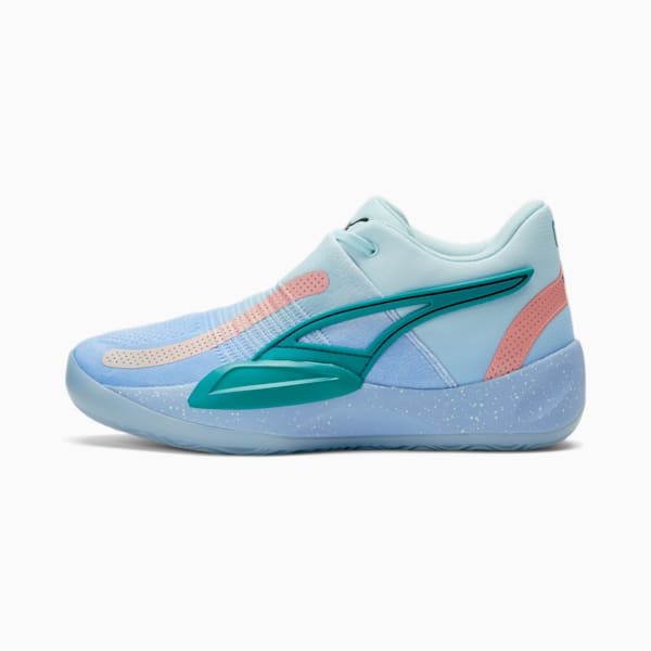 PUMA x CHRIS BRICKLEY Rise NITRO Basketball Shoes, Day Dream-Carnation Pink, extralarge