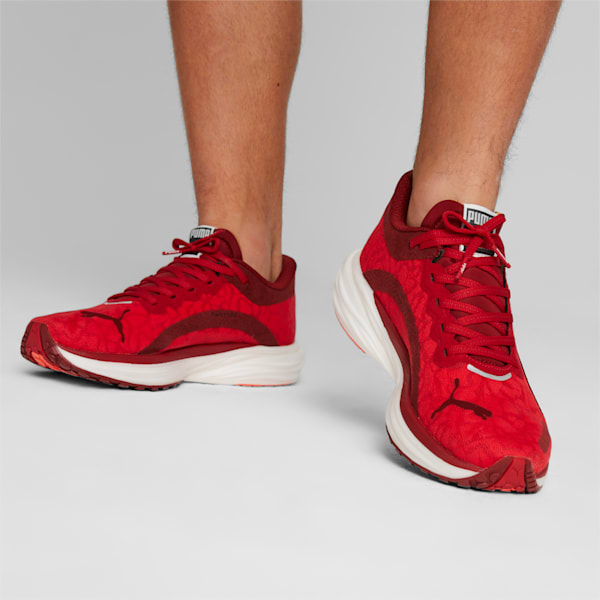 メンズ PUMA x CIELE ディヴィエイト ニトロ 2 ランニングシューズ, Vibrant Red, extralarge-JPN