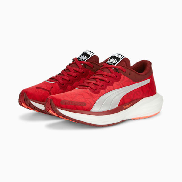 ウィメンズ PUMA x CIELE ディヴィエイト ニトロ 2 ランニングシューズ, Vibrant Red, extralarge-JPN