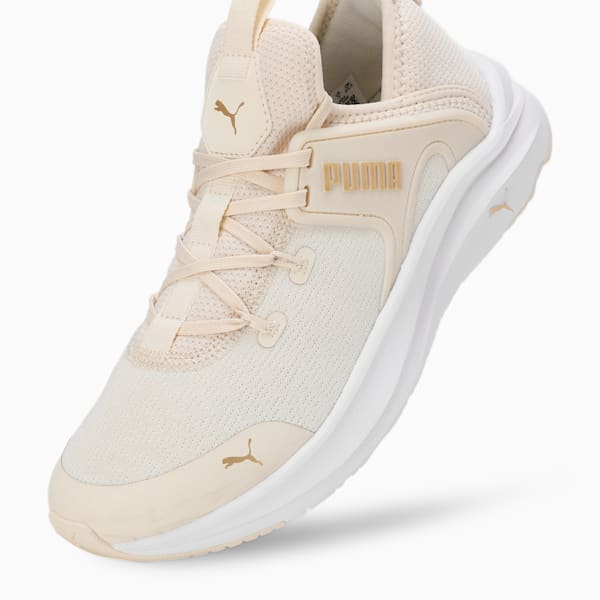 Softride Oneforall Femme Women's Running Shoes, Alpine Snow-PUMA White-PUMA Gold, extralarge-IND