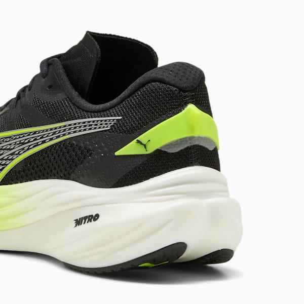Deviate NITRO™ 3 WIDE Men's Running Shoes, PUMA Black-Yellow Alert, extralarge