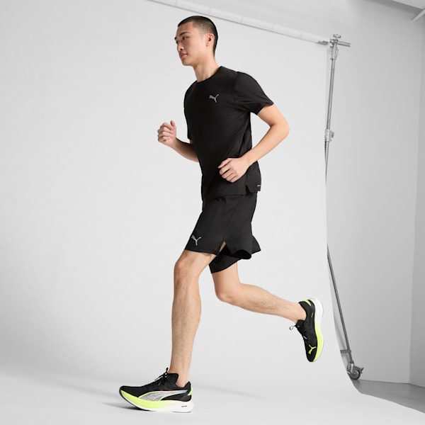 Deviate NITRO™ 3 WIDE Men's Running Shoes, PUMA Black-Yellow Alert, extralarge