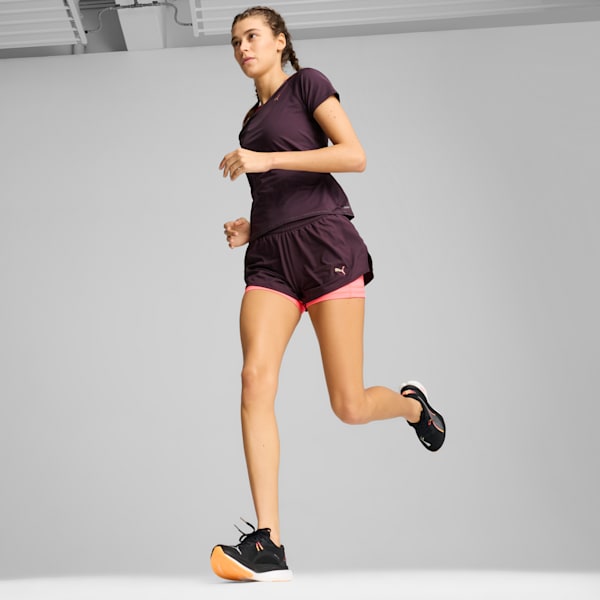 Zapatillas de correr Deviate NITRO™ 3 WIDE para mujer, PUMA Black-Sunset Glow-Sun Stream, extralarge