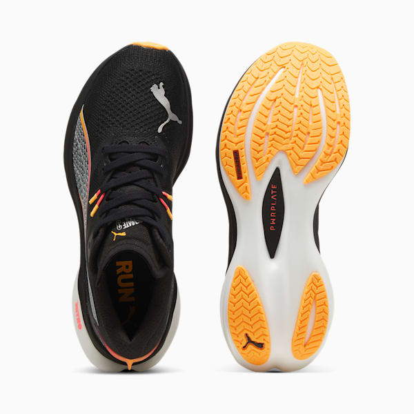Chaussures de course à pied Deviate NITRO™ 3 Wide Homme, PUMA Black-Sunset Glow-Sun Stream, extralarge