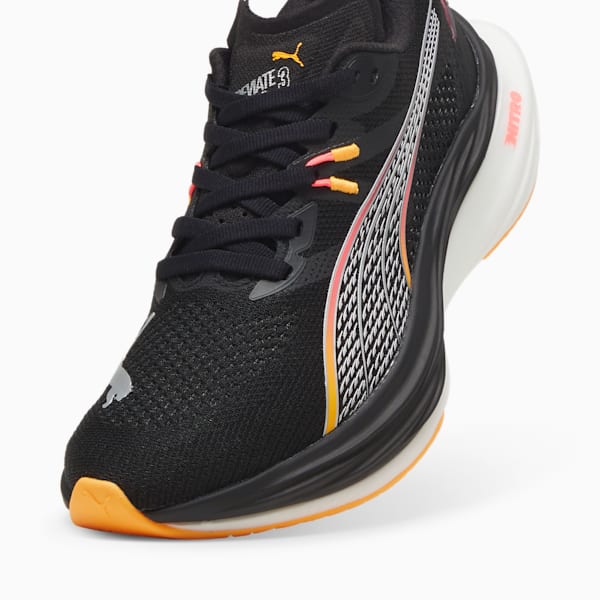Chaussures de course à pied Deviate NITRO™ 3 Wide Homme, PUMA Black-Sunset Glow-Sun Stream, extralarge