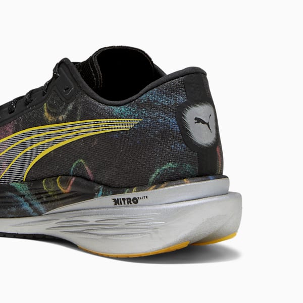Deviate NITRO™ Elite 2 'Marathon Series' Men's Running Shoes, PUMA Black-PUMA Silver-Yellow Blaze, extralarge