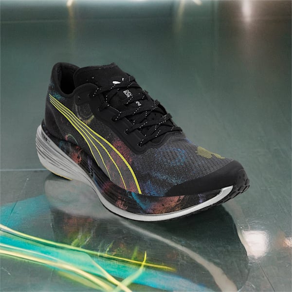 Deviate NITRO™ Elite 2 'Marathon Series' Men's Running Shoes, PUMA Black-PUMA Silver-Yellow Blaze, extralarge-IND