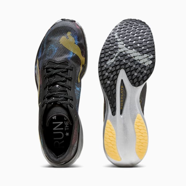 Deviate NITRO™ Elite 2 'Marathon Series' Men's Running Shoes, PUMA Black-PUMA Silver-Yellow Blaze, extralarge-IND