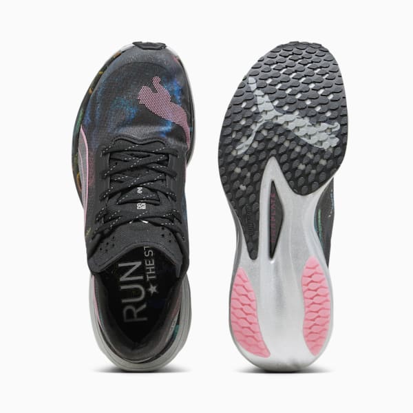 Deviate NITRO™ Elite 2 'Marathon Series' Women's Running Shoes, PUMA Black-Strawberry Burst-Yellow Blaze, extralarge-IND