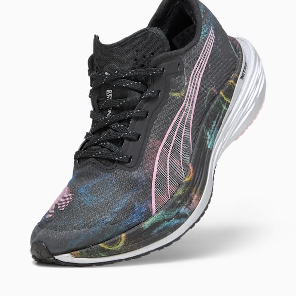 Deviate NITRO™ Elite 2 'Marathon Series' Women's Running Shoes, PUMA Black-Strawberry Burst-Yellow Blaze, extralarge-IND